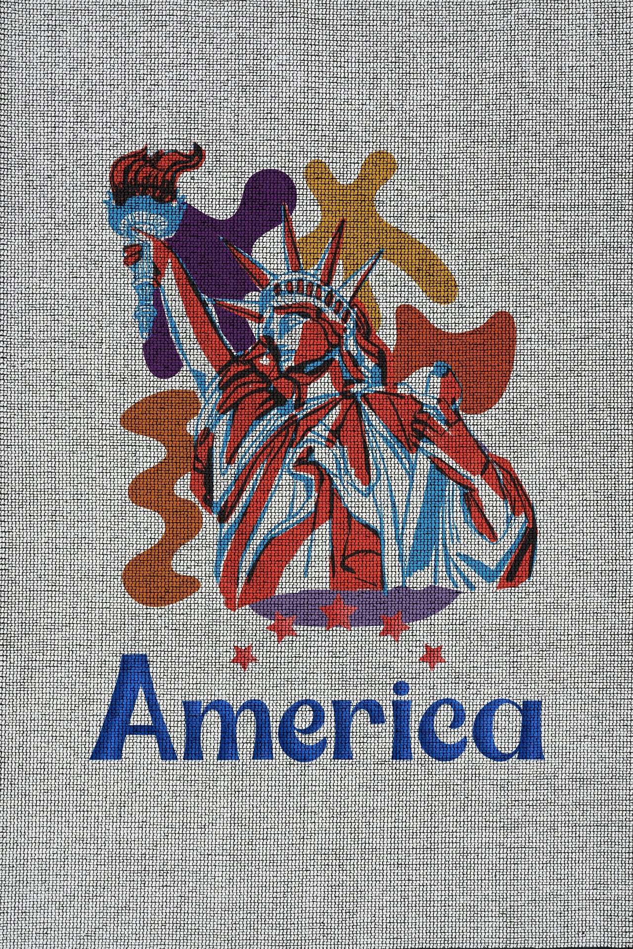 Modern Amerika Kaymaz Tabanlı Yıkanabilir Halı