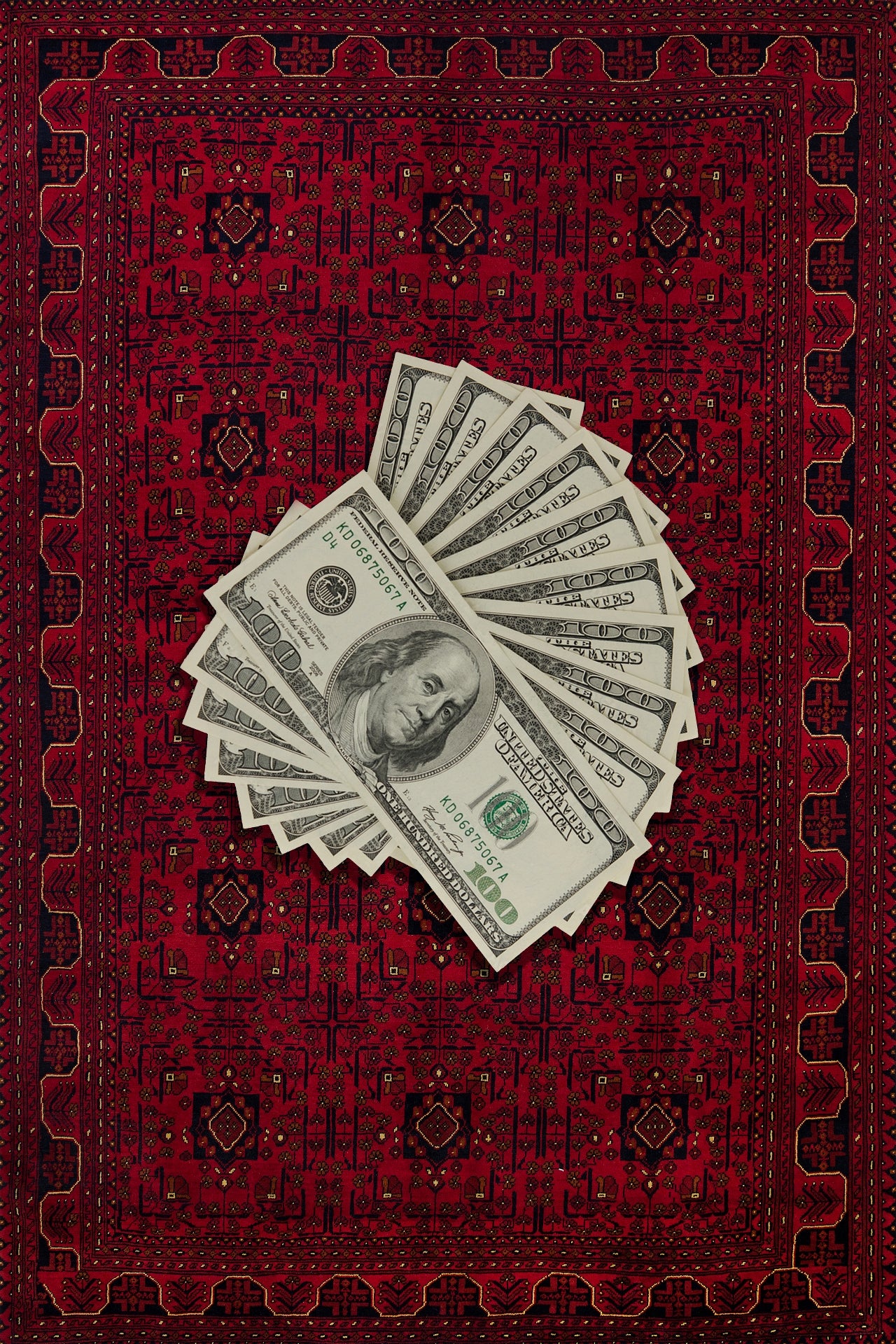 Money Order Kaymaz Tabanlı Yıkanabilir Halı