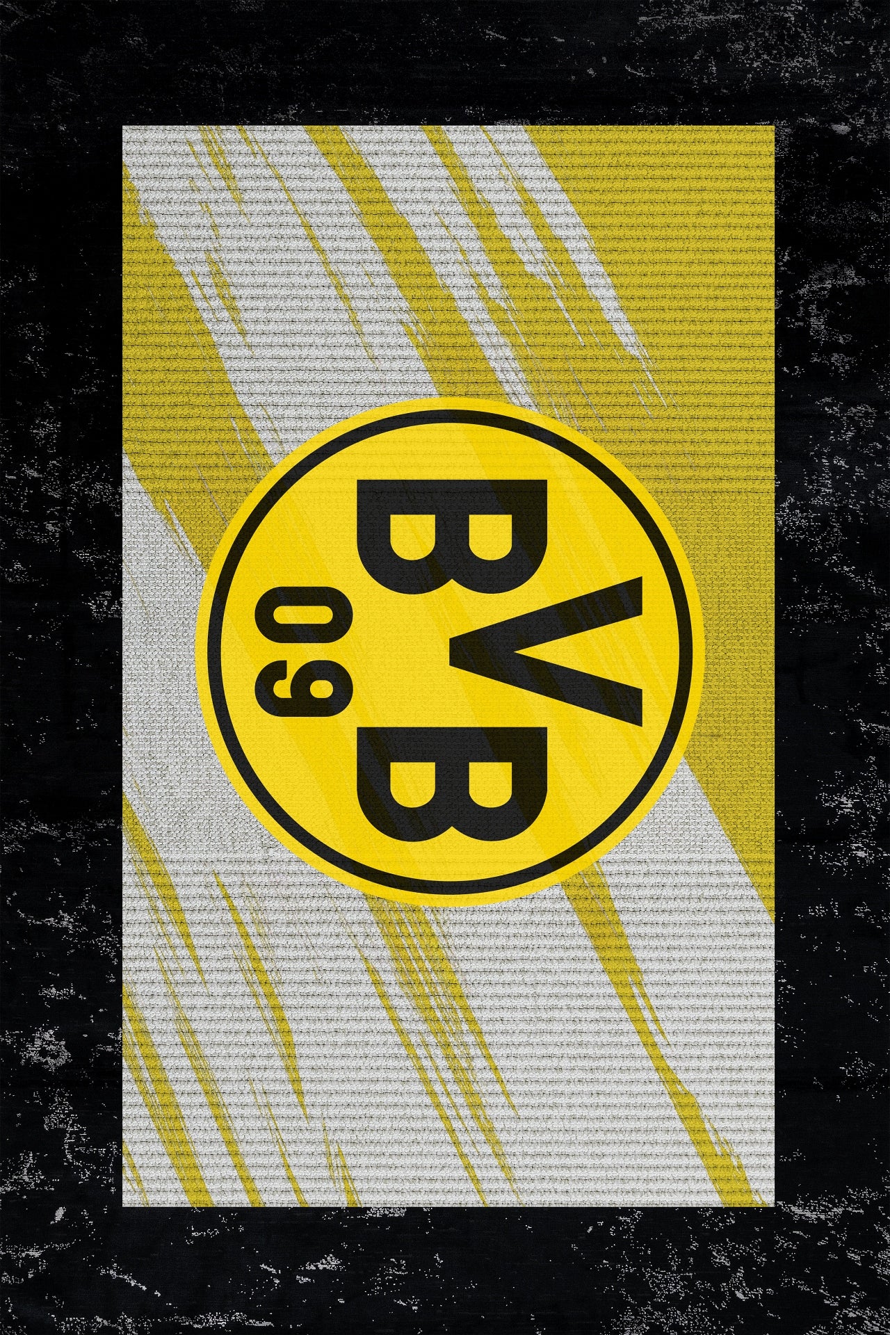 BORUSSİA DORTMUND Yıkanabilir Kaymaz Tabanlı Halı