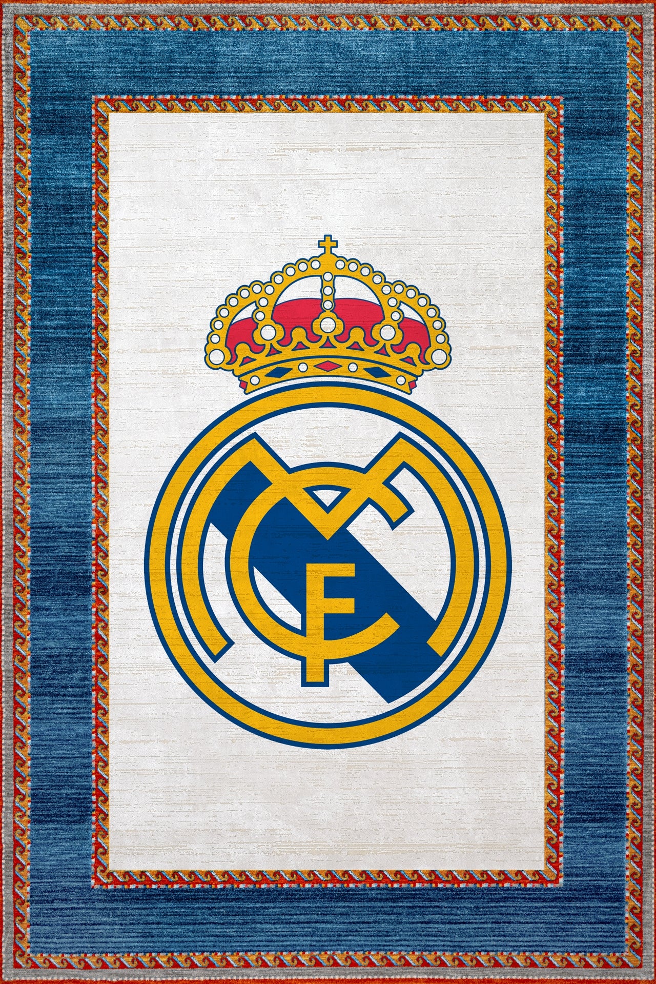 Real Madrid Kaymaz Tabanlı Yıkanabilir Halı