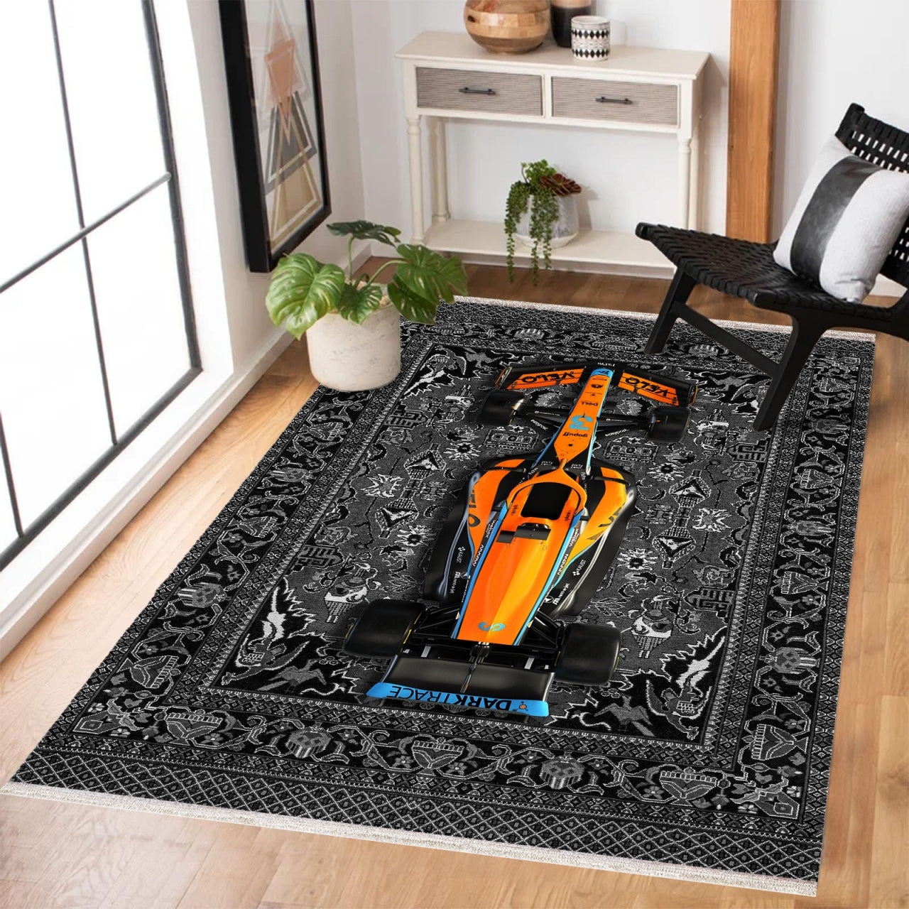 Formula 1 Kaymaz Tabanlı Yıkanabilir Halı