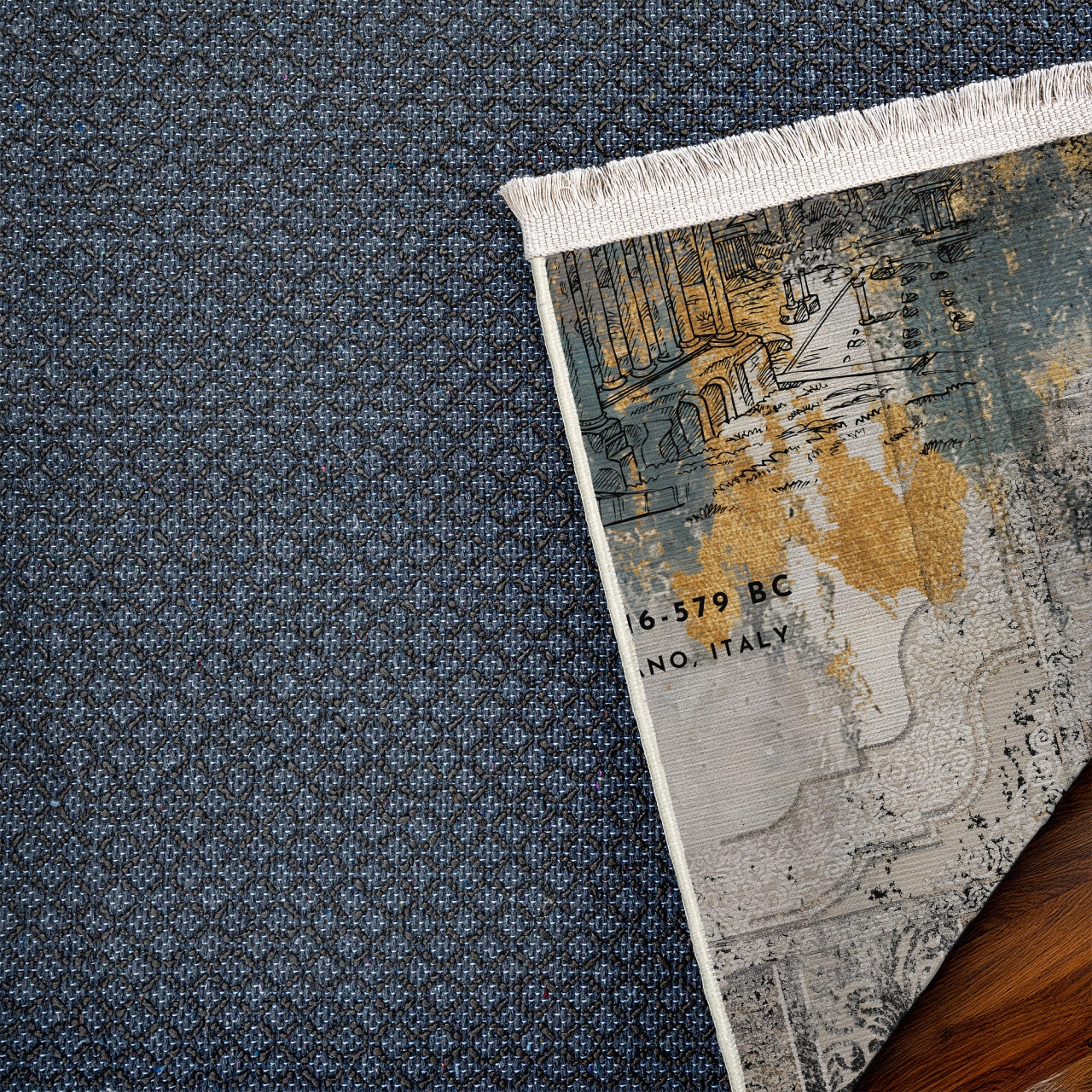 Foro Romano Kaymaz Tabanlı Yıkanabilir Halı