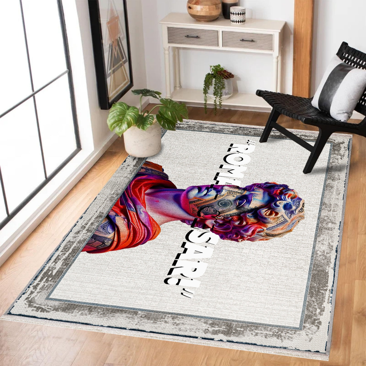 Roma Caesar Kaymaz Tabanlı Yıkanabilir Halı