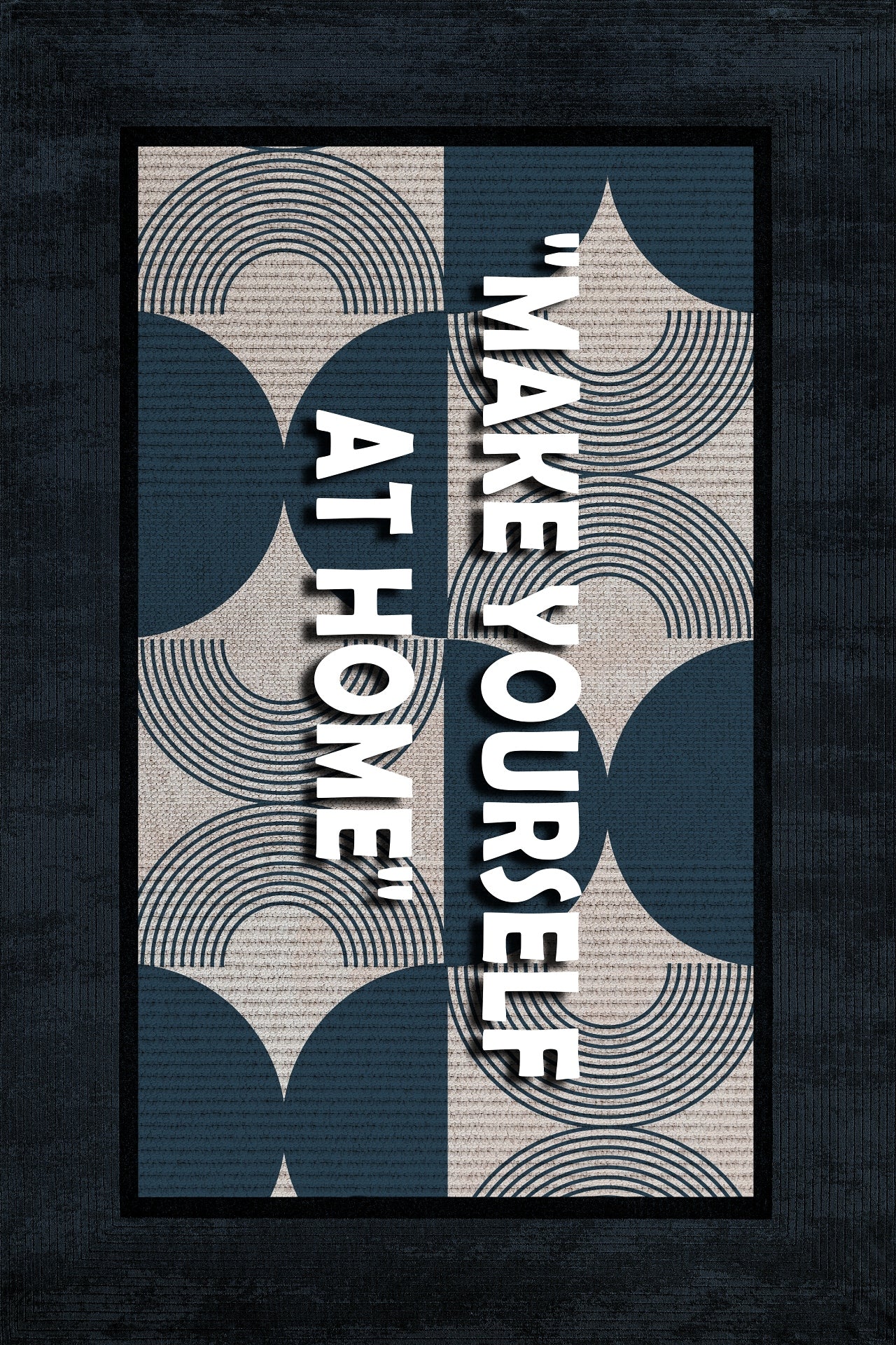 Make Yourself At Home Kaymaz Tabanlı Yıkanabilir Halı