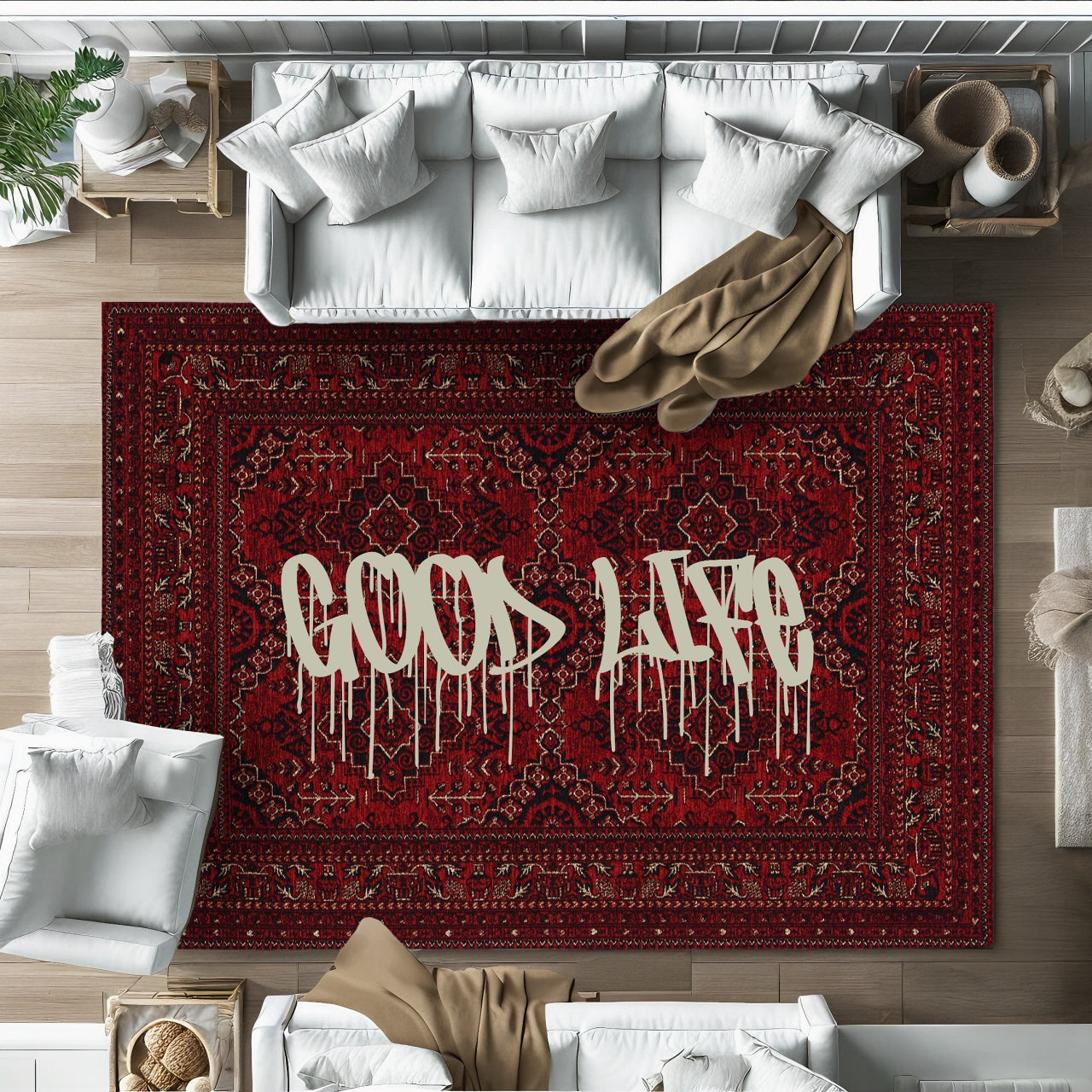 Good Life Kaymaz Tabanlı Yıkanabilir Halı
