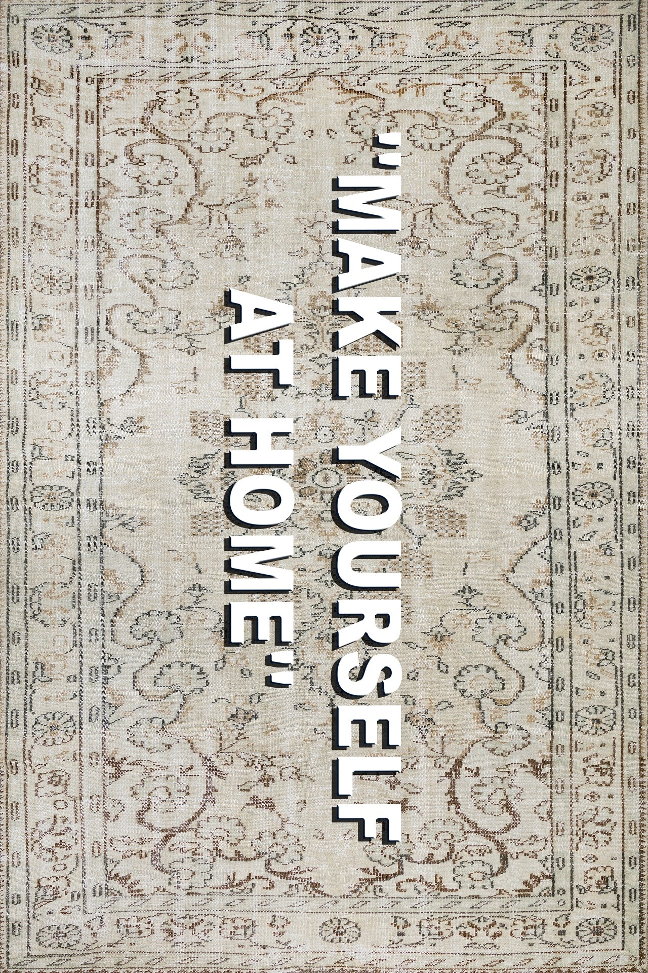 Make Yoursef At Home Kaymaz Tabanlı Yıkanabilir Halı