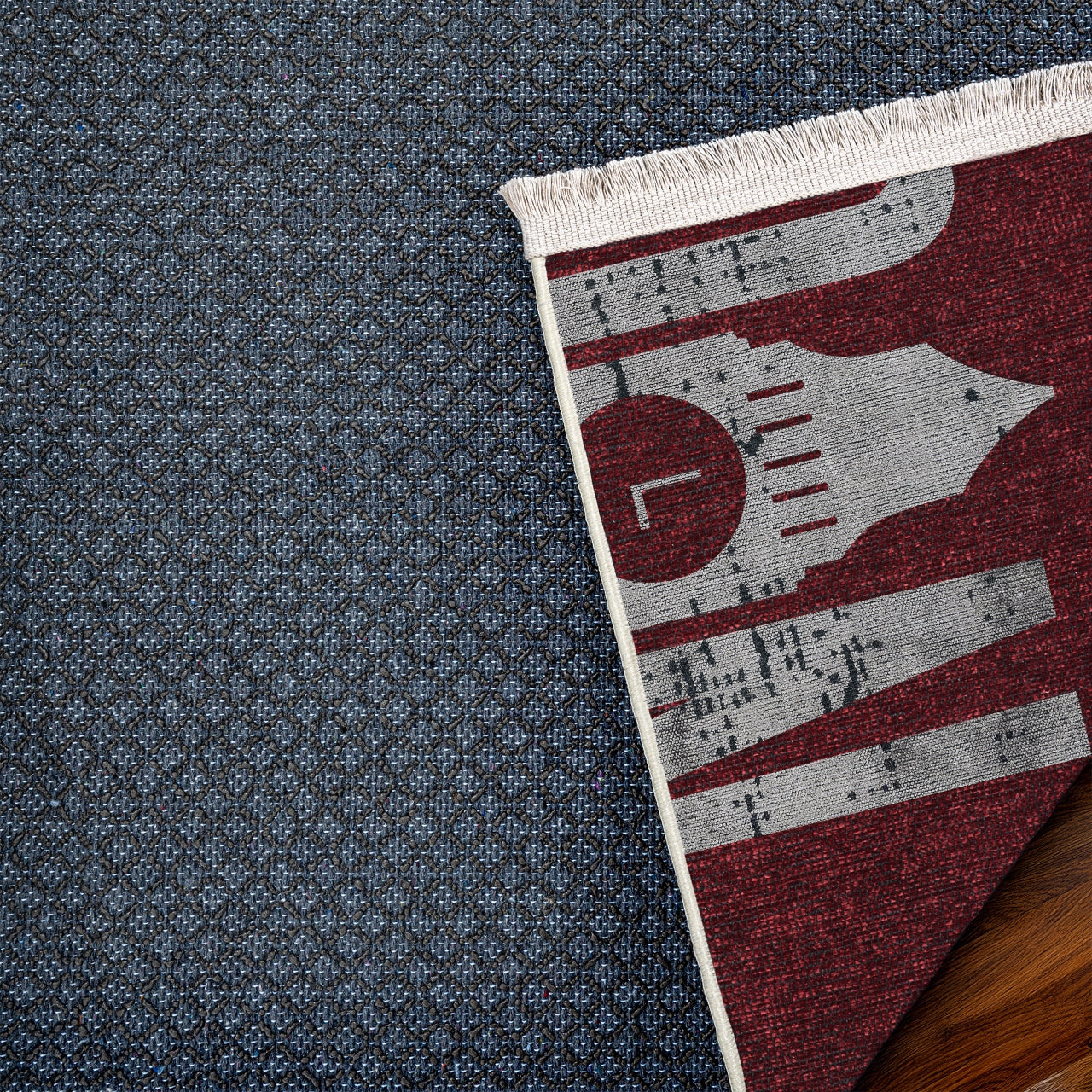 Londra Big Ben Kaymaz Tabanlı Yıkanabilir Halı