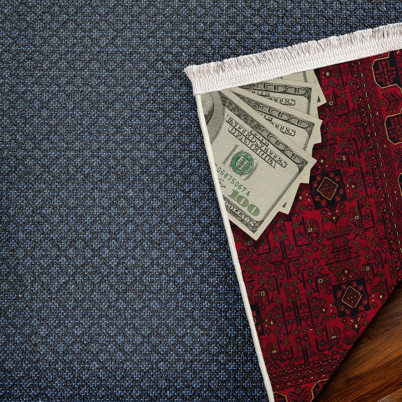 Money Order Kaymaz Tabanlı Yıkanabilir Halı