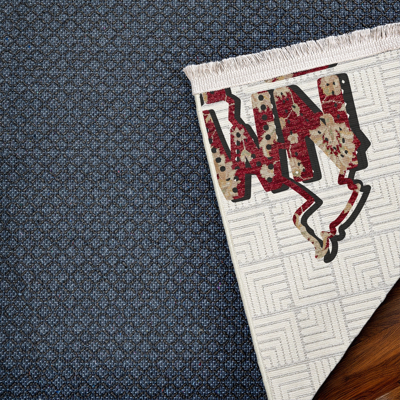 Cape Town Temalı Kaymaz Tabanlı Yıkanabilir Halı