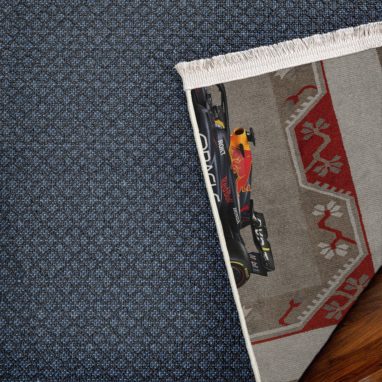 Formula 1 Kaymaz Tabanlı Yıkanabilir Halı