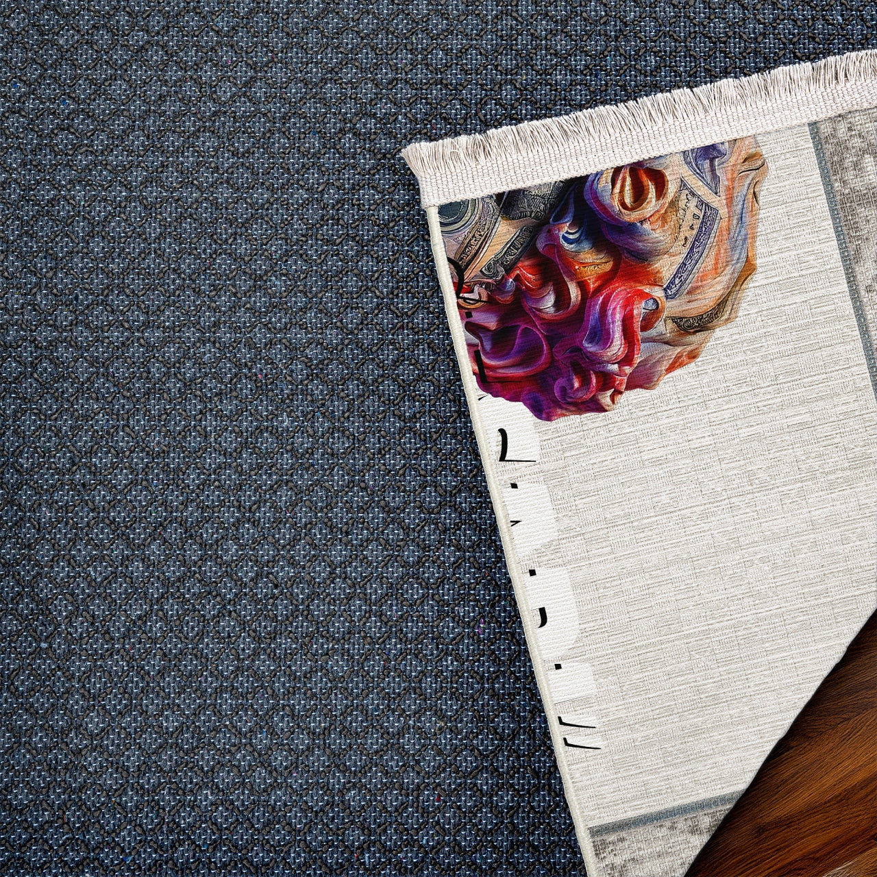 Roma Caesar Kaymaz Tabanlı Yıkanabilir Halı