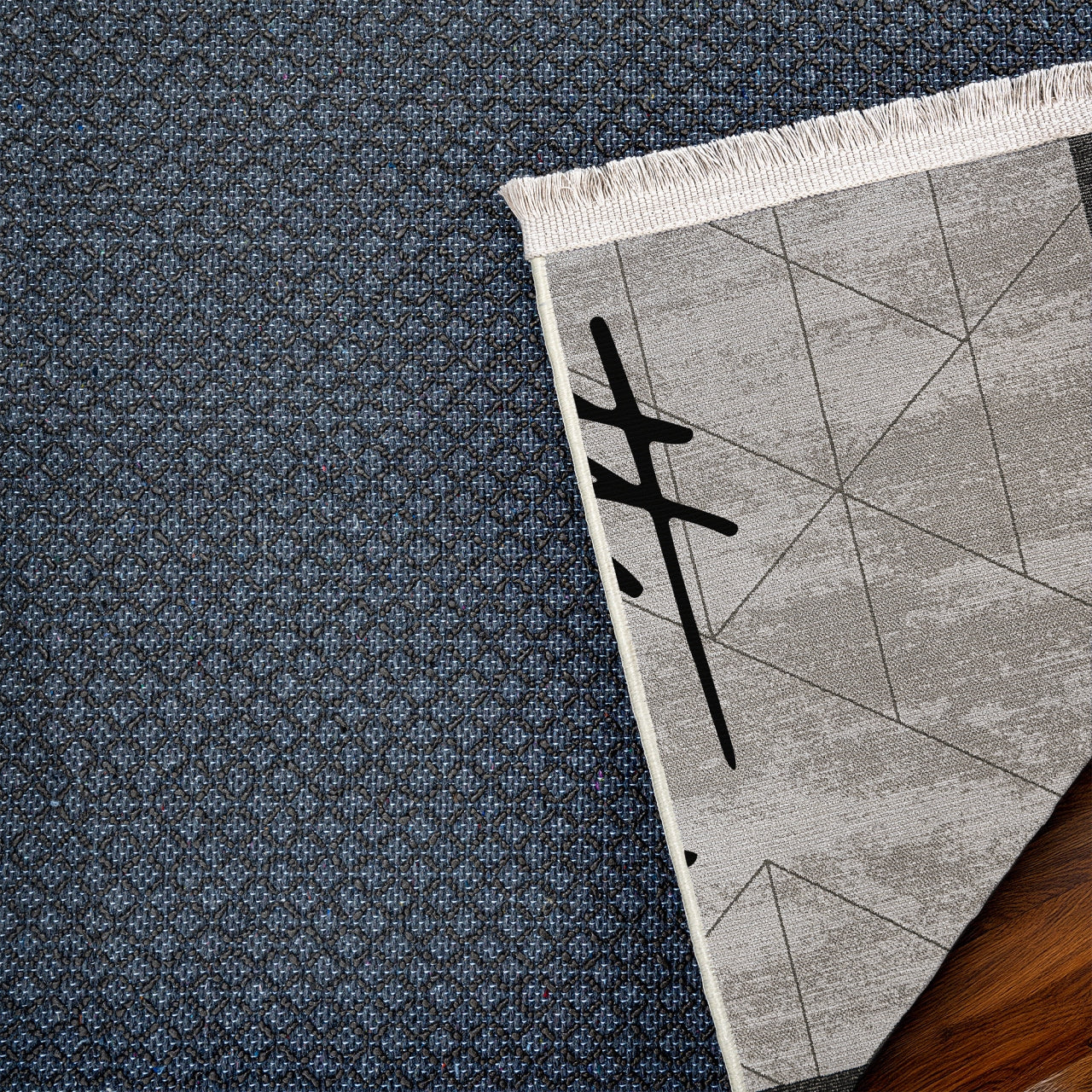 Manhattan Kaymaz Tabanlı Yıkanabilir Halı