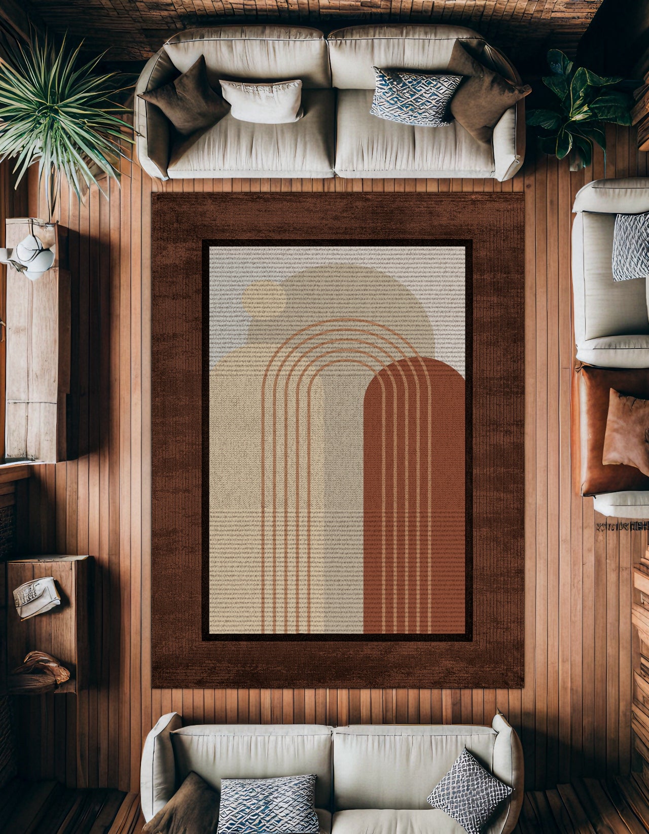 Terra Kaymaz Tabanlı Yıkanabilir Halı