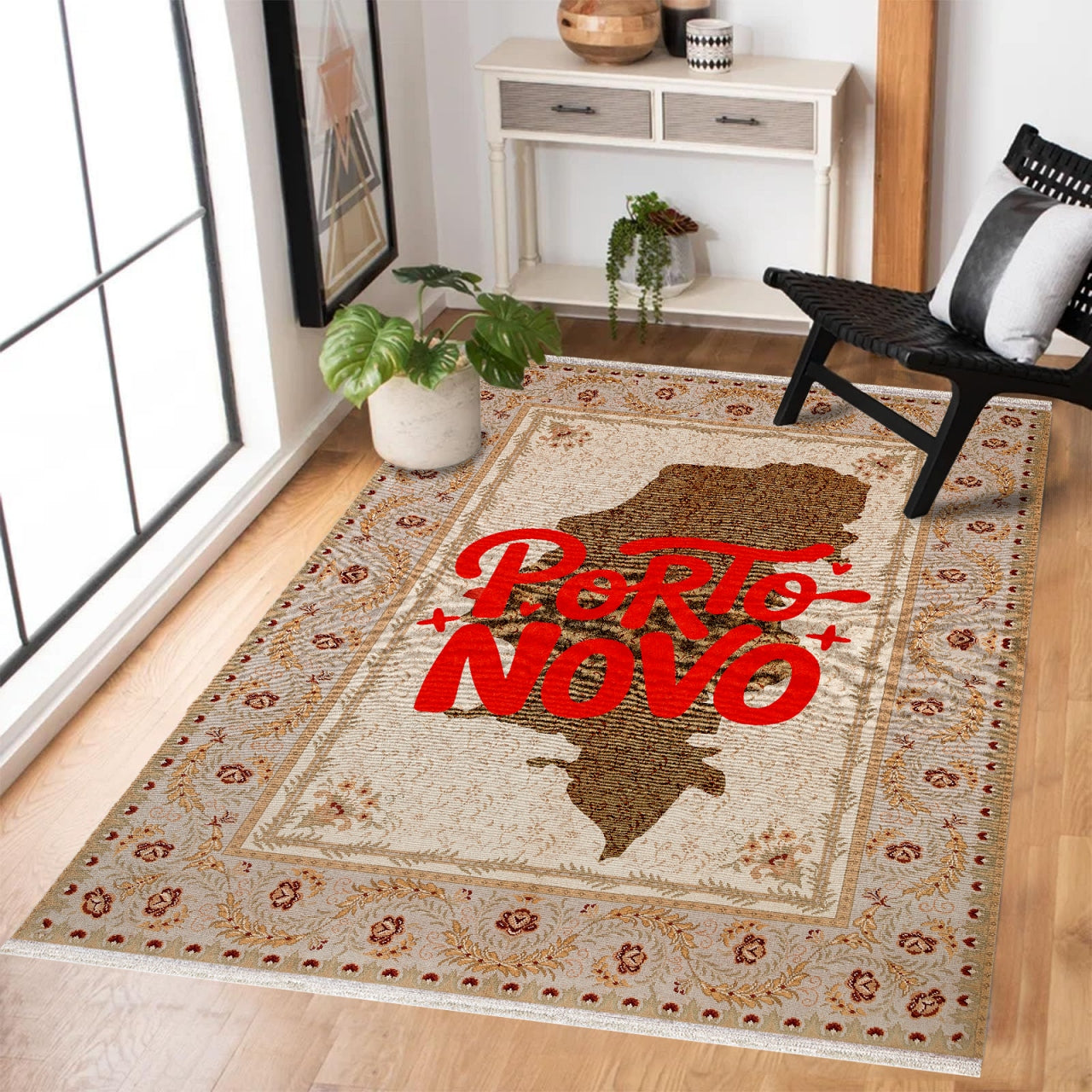 Porto Novo Kaymaz Tabanlı Yıkanabilir Halı