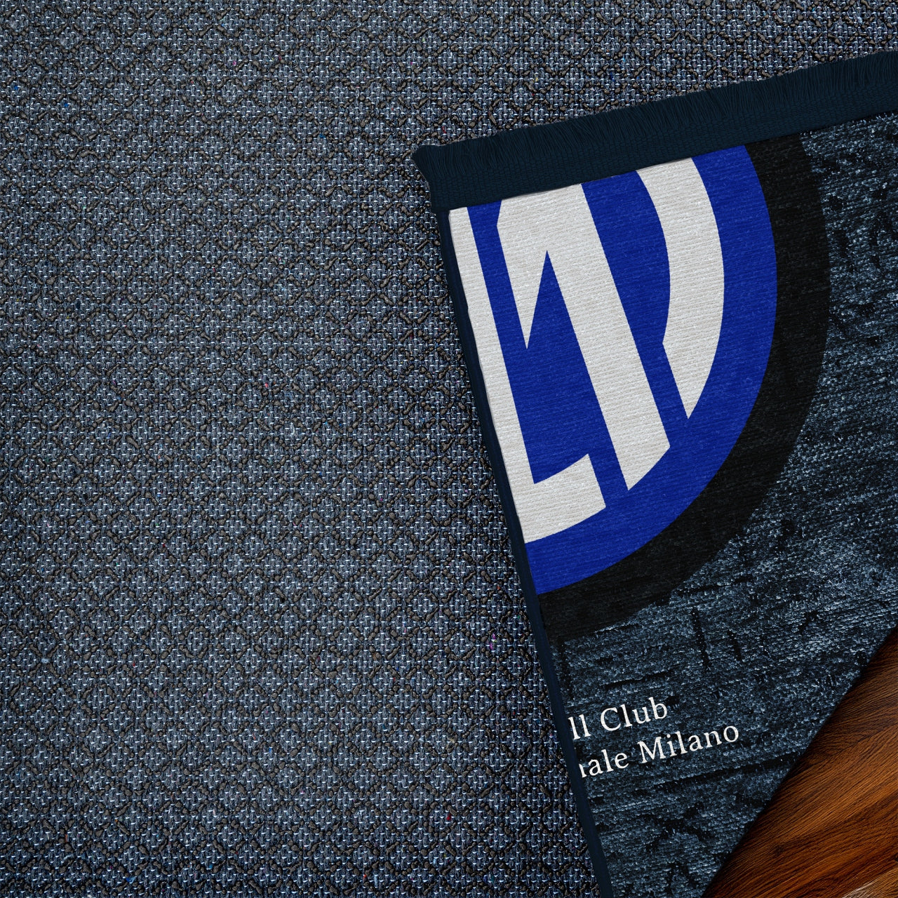 INTER MILAN Yıkanabilir Kaymaz Tabanlı Halı