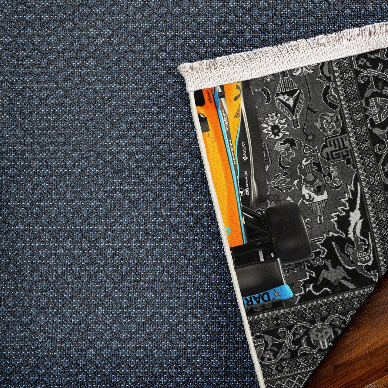 Formula 1 Kaymaz Tabanlı Yıkanabilir Halı