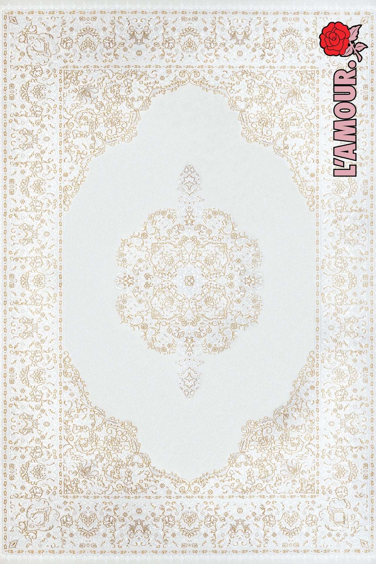 L'amour Kaymaz Tabanlı Yıkanabilir Halı