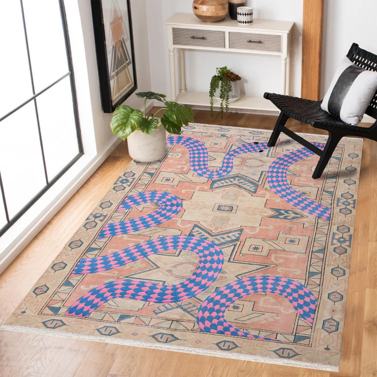 SERPENT MİRAGE Yıkanabilir Kaymaz Tabanlı Halı