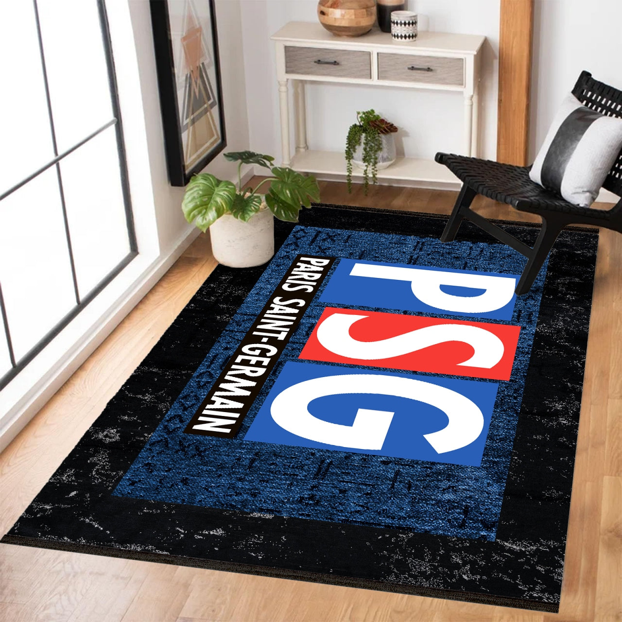 PARIS SAINT GERMAIN Yıkanabilir Kaymaz Tabanlı Halı