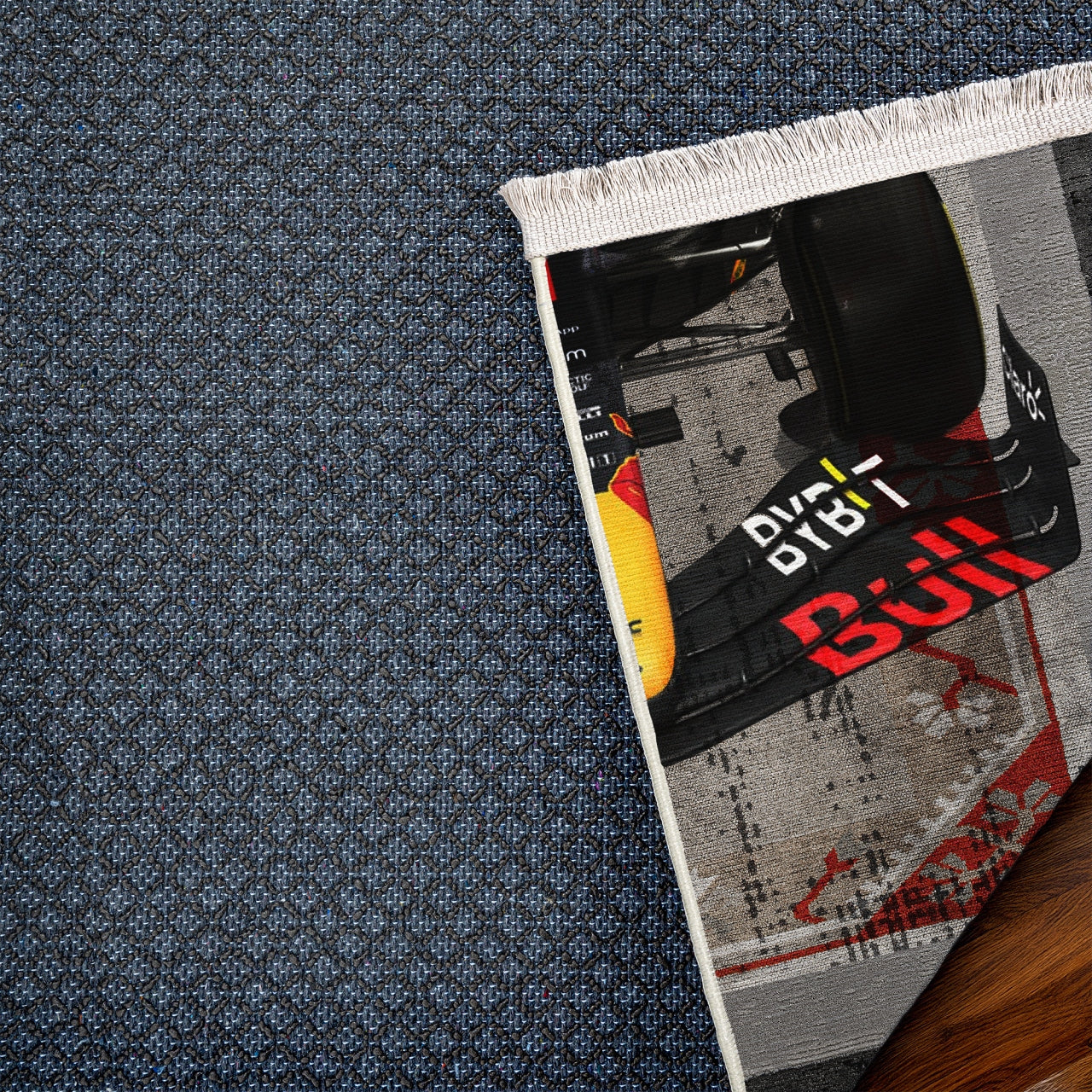 Formula 1 Kaymaz Tabanlı Yıkanabilir Halı