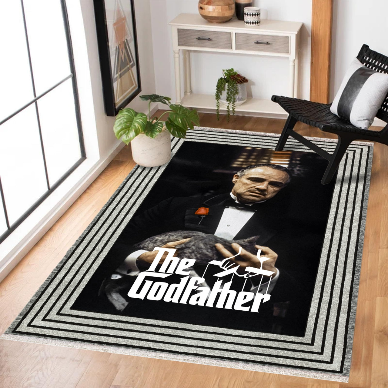 THE GODFATHER Kaymaz Tabanlı Yıkanabilir Halı
