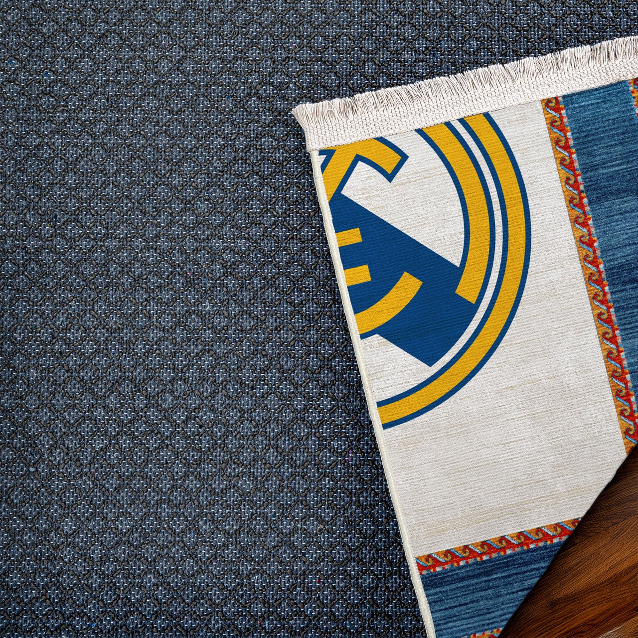 Real Madrid Kaymaz Tabanlı Yıkanabilir Halı