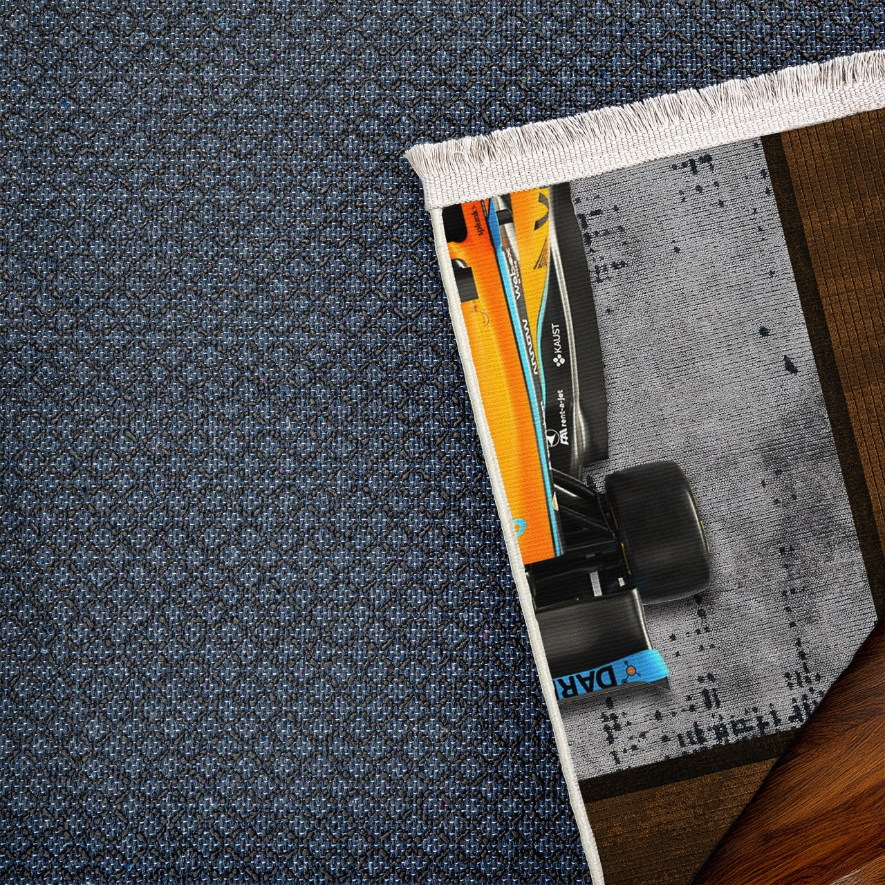 Formula 1 Kaymaz Tabanlı Yıkanabilir Halı