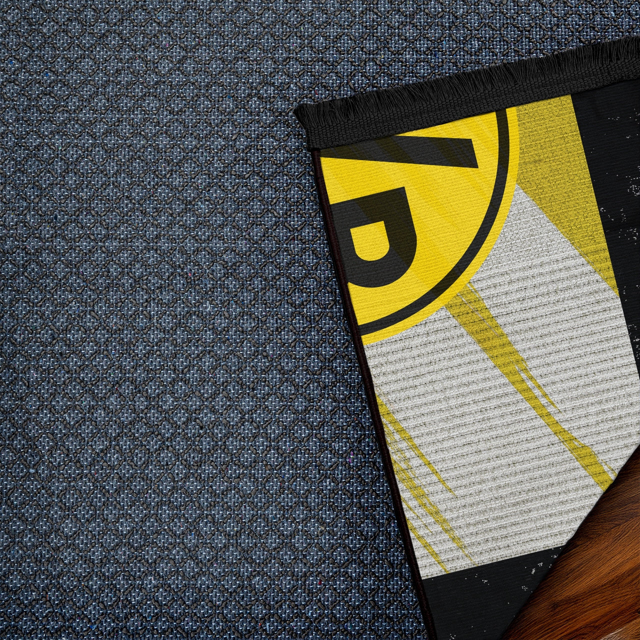 BORUSSİA DORTMUND Yıkanabilir Kaymaz Tabanlı Halı