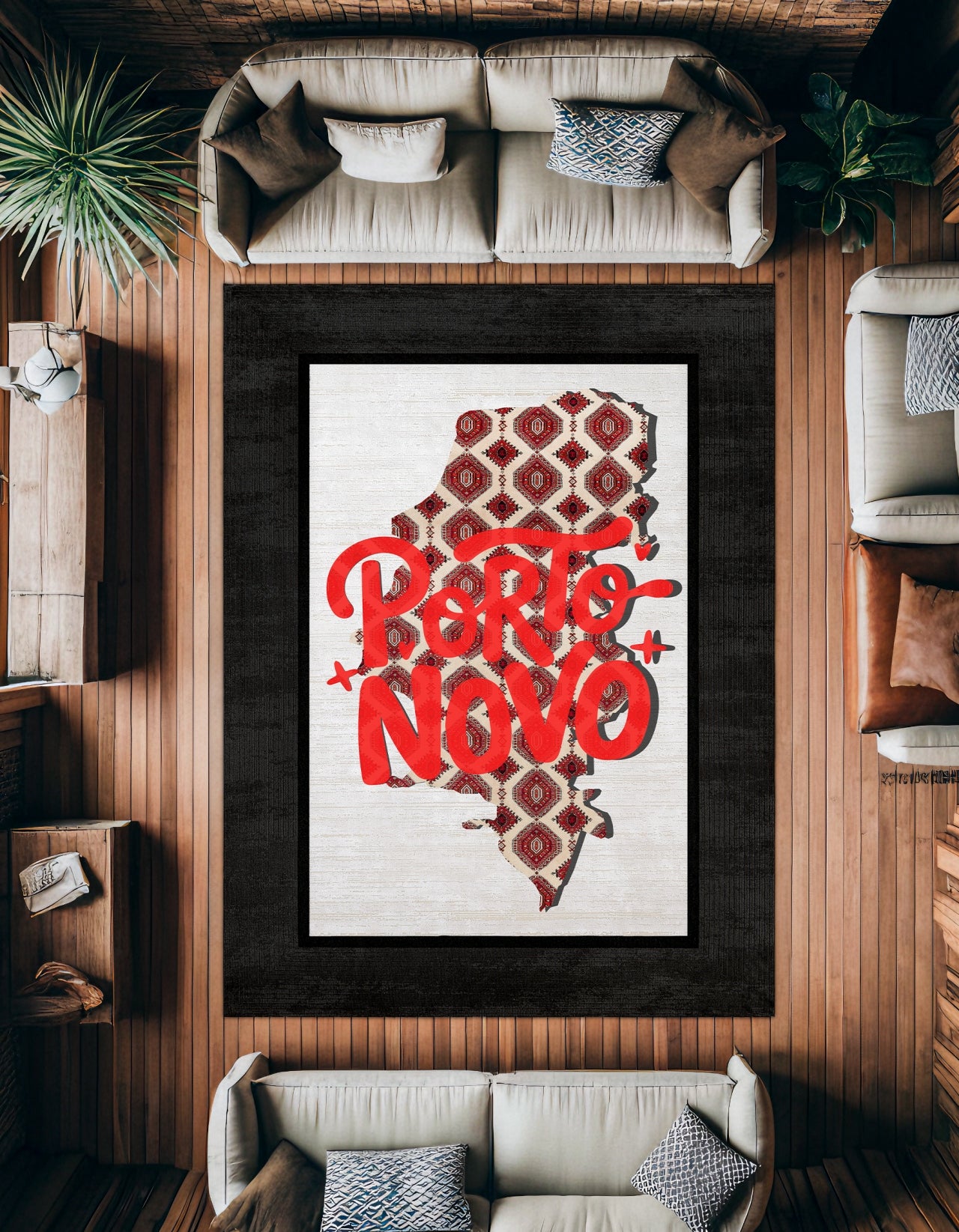 Porto Novo Kaymaz Tabanlı Yıkanabilir Halı