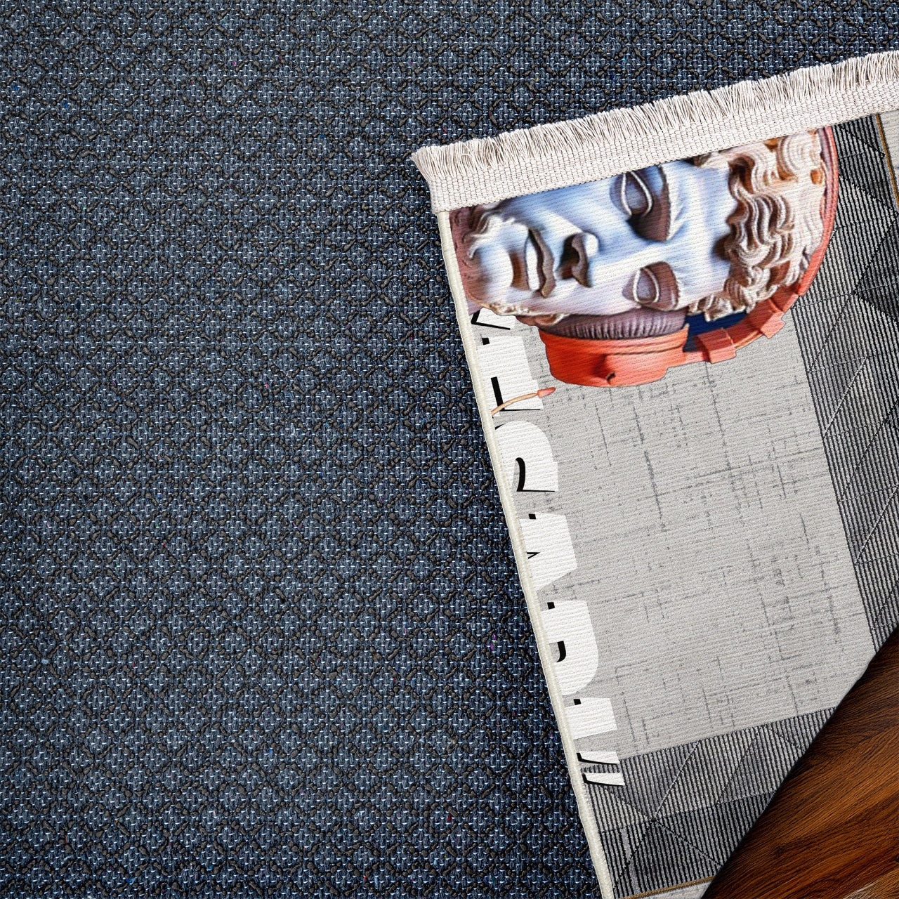 Roma Caesar Kaymaz Tabanlı Yıkanabilir Halı